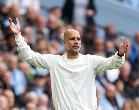 Pep Guardiola thừa nhận kế hoạch rời Man City. Ảnh: Getty Images
