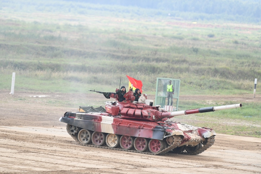 LIÊN TỤC CẬP NHẬT: Trận thi đấu của Kíp xe số 3 Đội tuyển Xe tăng Việt Nam 