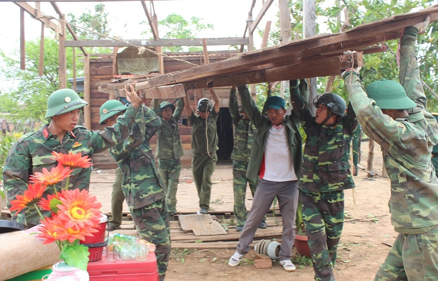 Phát huy vai trò nòng cốt trong phòng, chống thiên tai