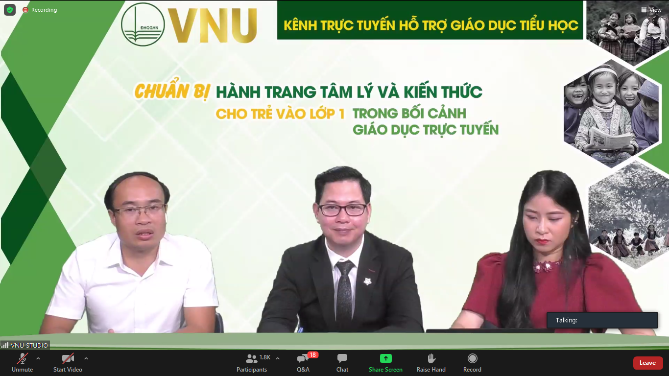 Chuẩn bị hành trang cho trẻ vào lớp 1 trong bối cảnh học trực tuyến