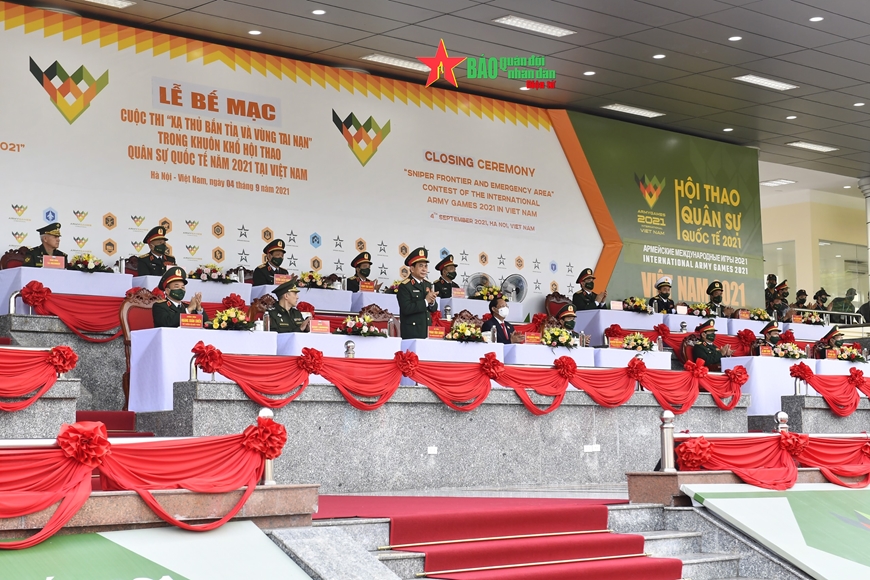 CẬP NHẬT LIÊN TỤC: Army Games 2021 tại Việt Nam: Lễ trao giải và bế mạc hai nội dung “Xạ thủ bắn tỉa” và “Vùng tai nạn”