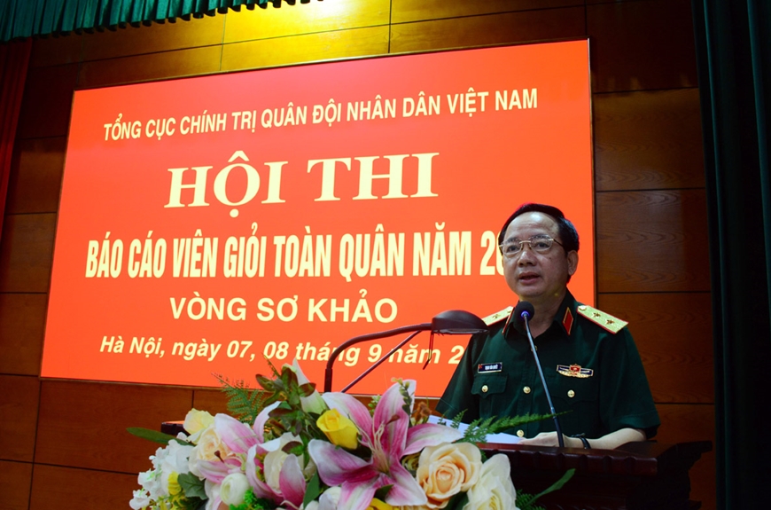 Khai mạc Hội thi báo cáo viên giỏi toàn quân năm 2021