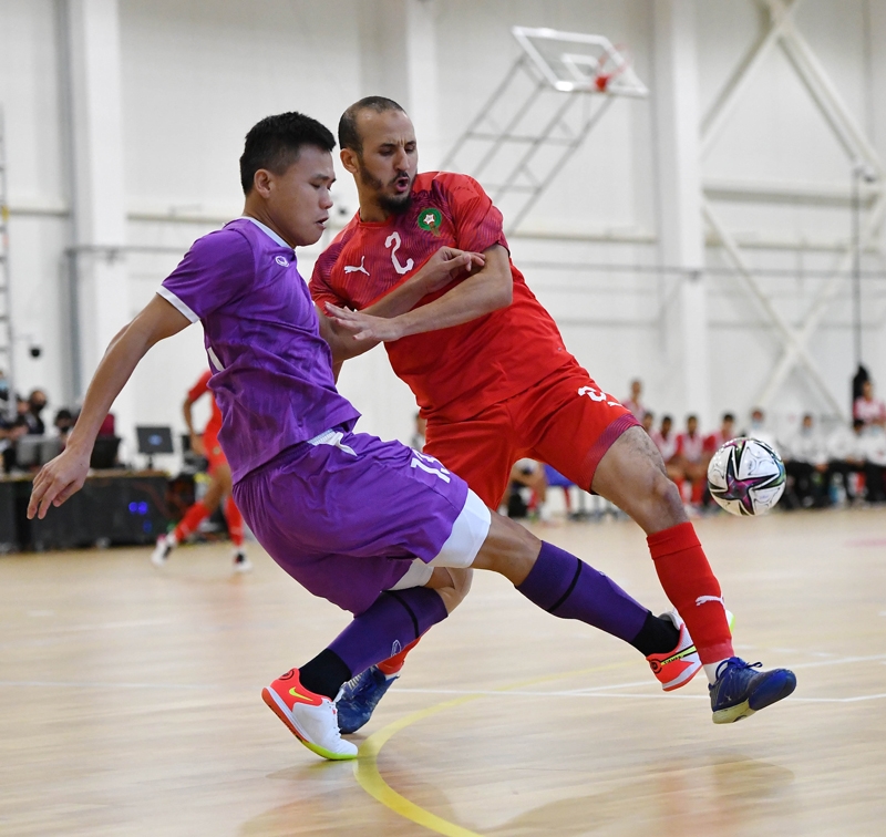 Đội tuyển futsal Việt Nam chơi tốt trước Marocco