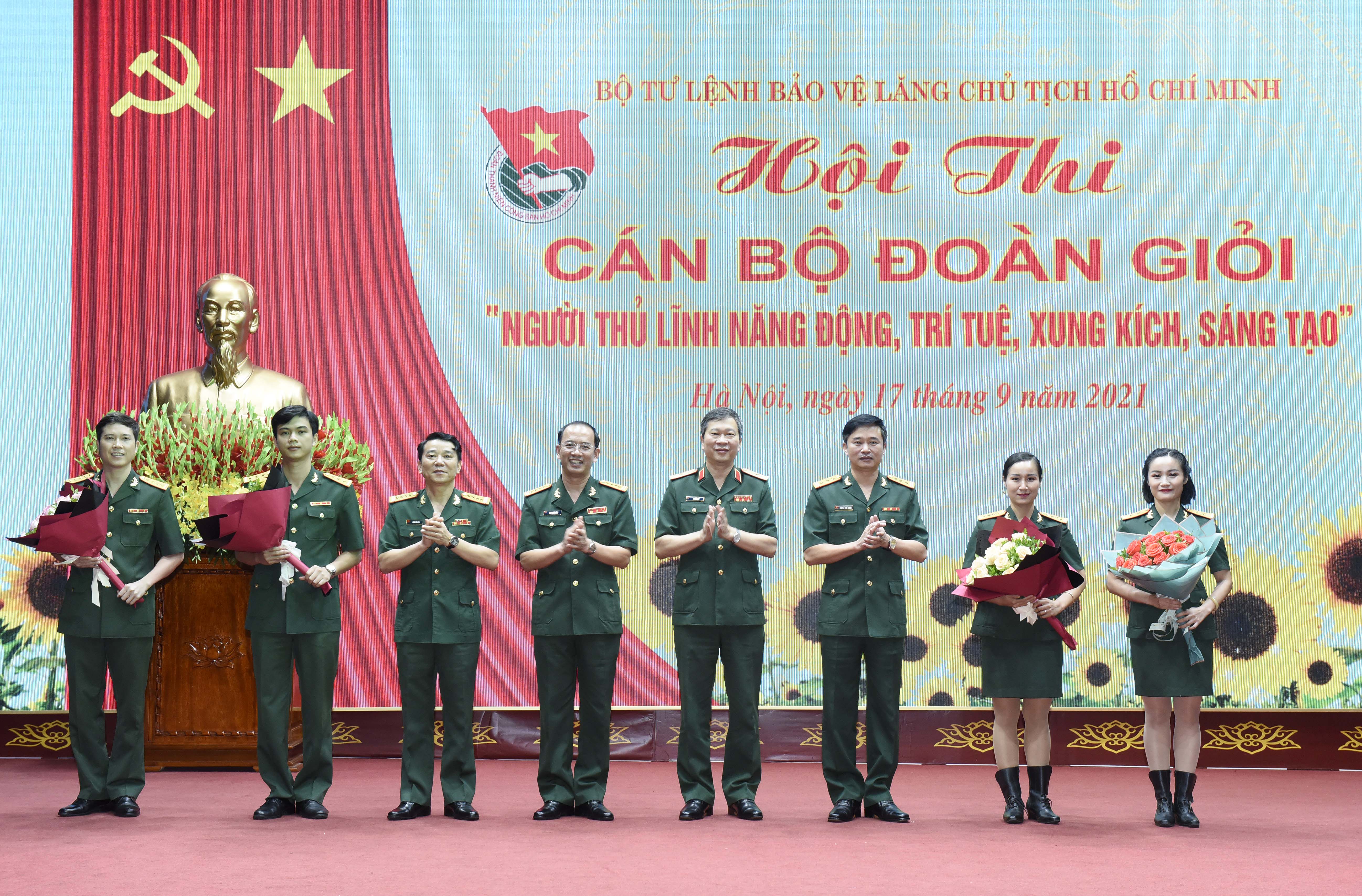 Bộ tư lệnh bảo vệ Lăng Chủ tịch Hồ Chí Minh tổ chức Hội thi cán bộ đoàn giỏi năm 2021