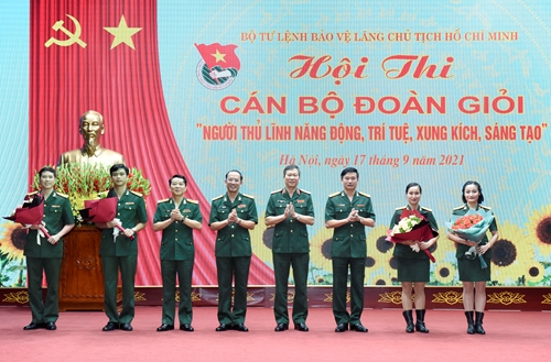 Bộ tư lệnh bảo vệ Lăng Chủ tịch Hồ Chí Minh tổ chức Hội thi cán bộ đoàn giỏi năm 2021