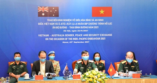 Việt Nam-Australia trao đổi kinh nghiệm về giới, hòa bình và an ninh