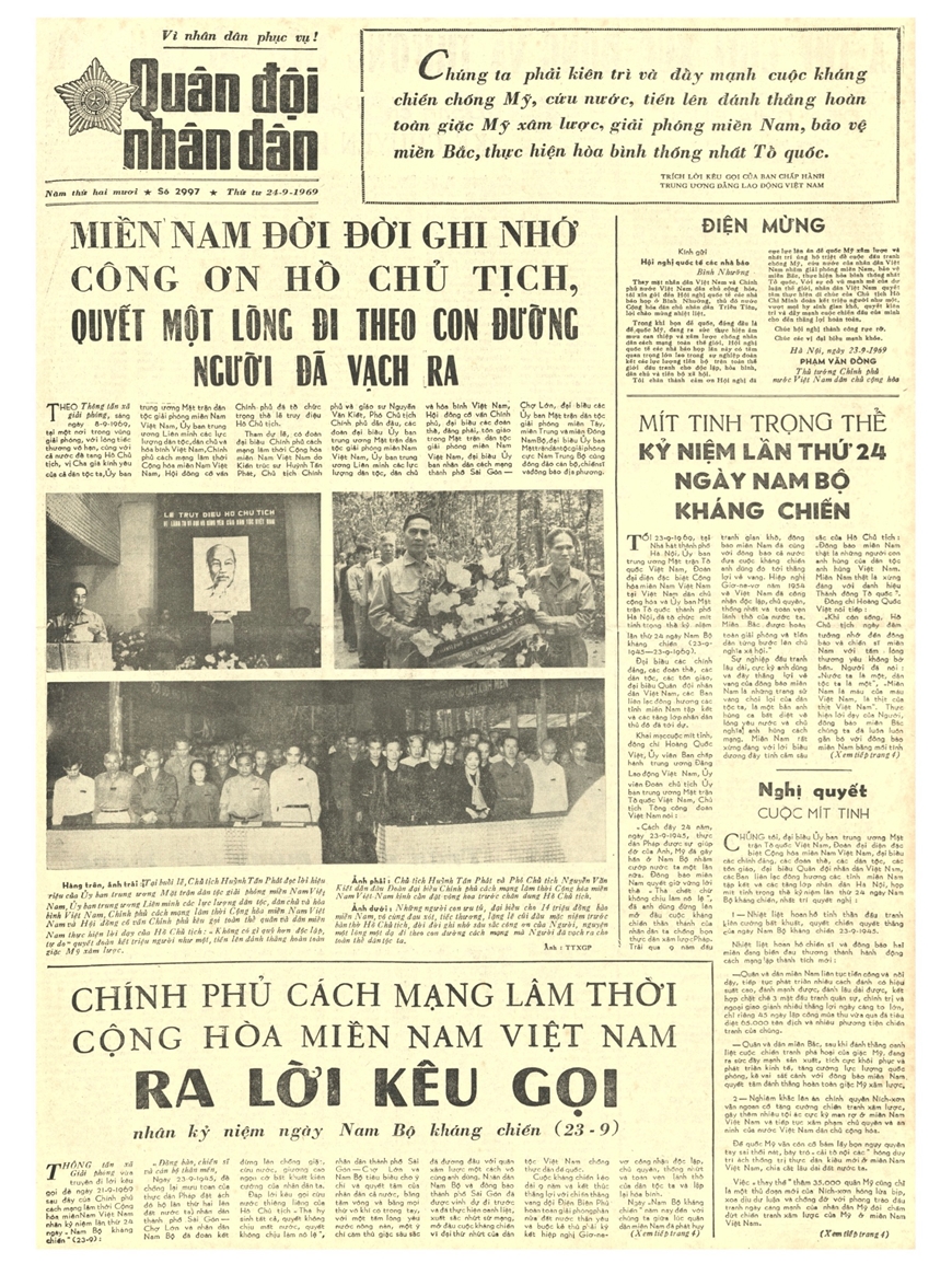 Ngày này năm xưa: Ngày 24-9-1952: Bác căn dặn: Cán bộ cao cấp cần viết bài cổ động phong trào thi đua gửi đăng báo Đảng