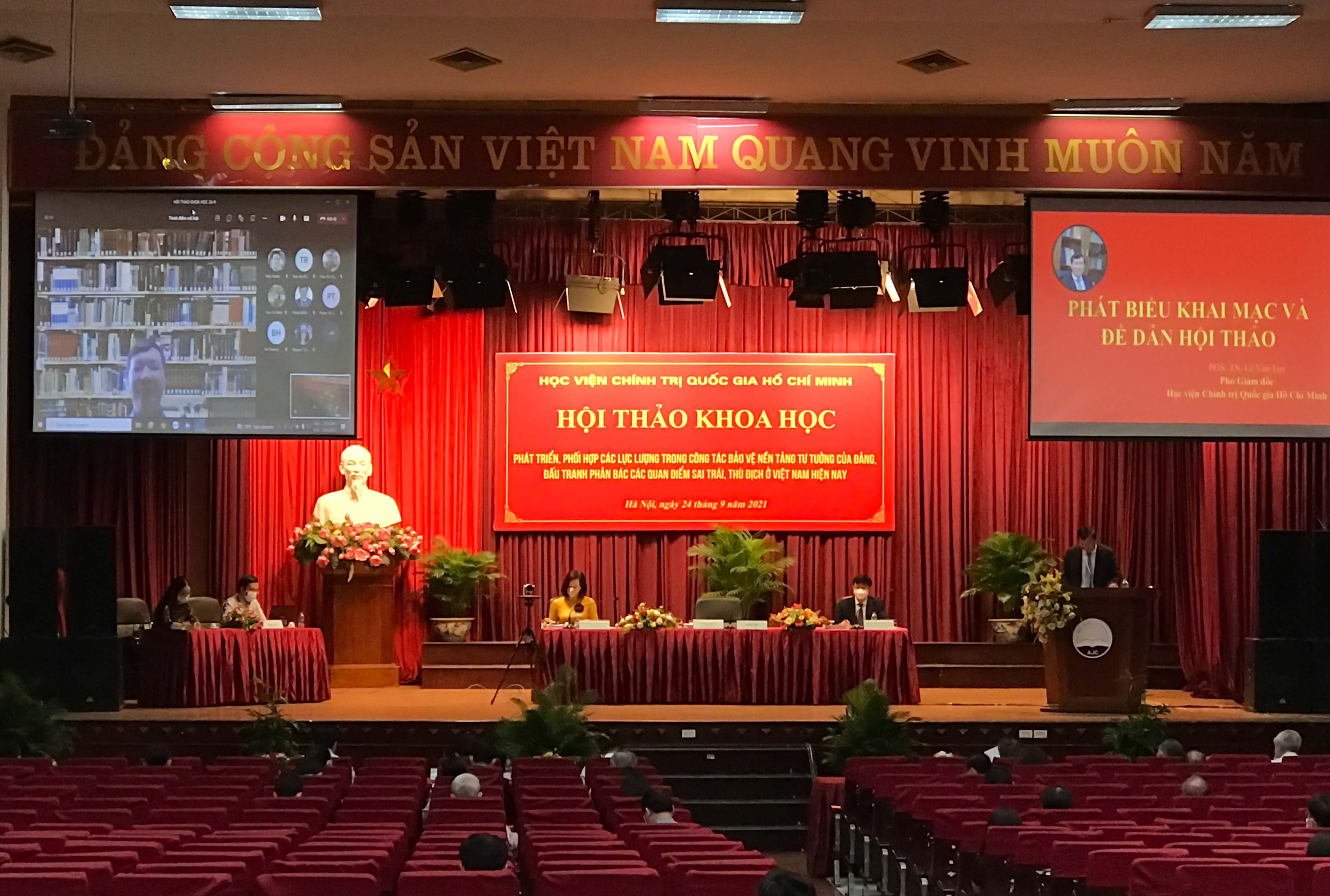 Phối hợp lực lượng bảo vệ nền tảng tư tưởng của Đảng, đấu tranh phản bác các quan điểm sai trái, thù địch