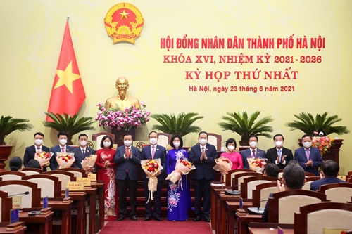 Bầu các chức danh chủ chốt của HĐND, UBND TP Hà Nội