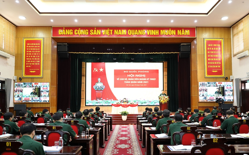 Hội nghị về cán bộ, nhân viên ngành kỹ thuật toàn quân năm 2021