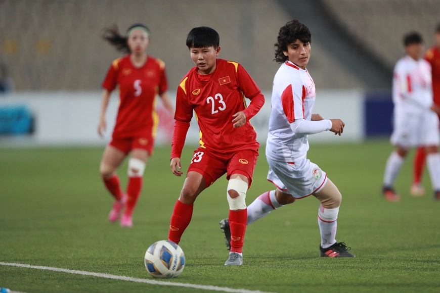 Thắng đậm Tajikistan, đội tuyển nữ Việt Nam giành vé dự VCK Asian Cup 2022