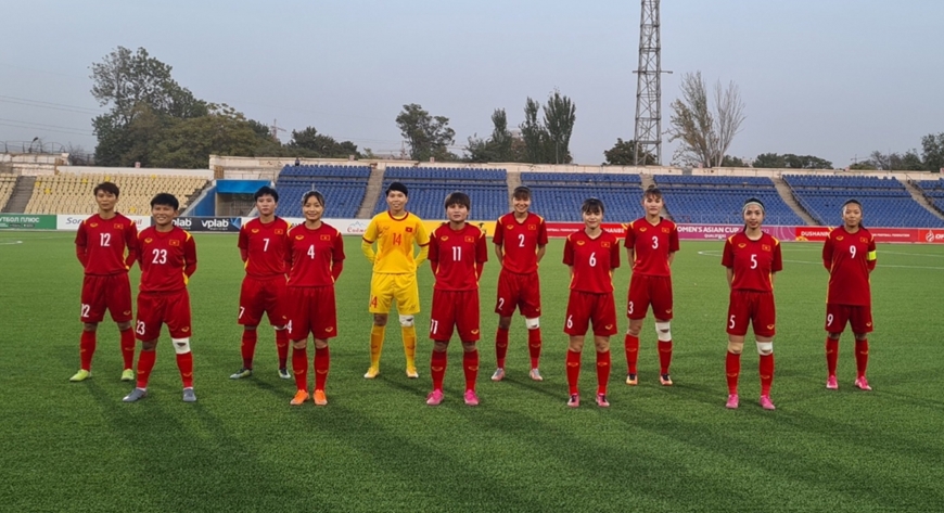 Thắng đậm Tajikistan, đội tuyển nữ Việt Nam giành vé dự VCK Asian Cup 2022
