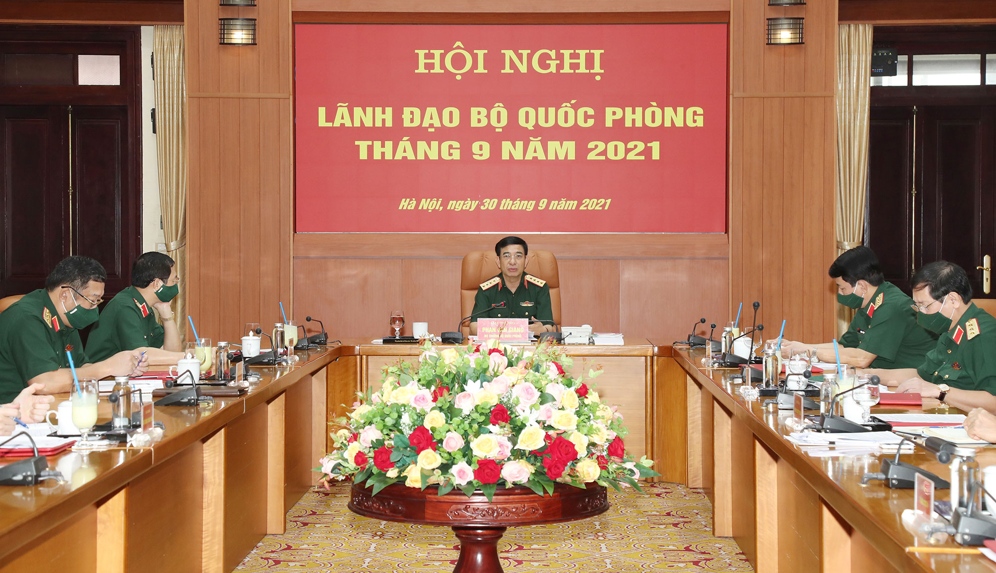 Hội nghị lãnh đạo Bộ Quốc phòng tháng 9 năm 2021
