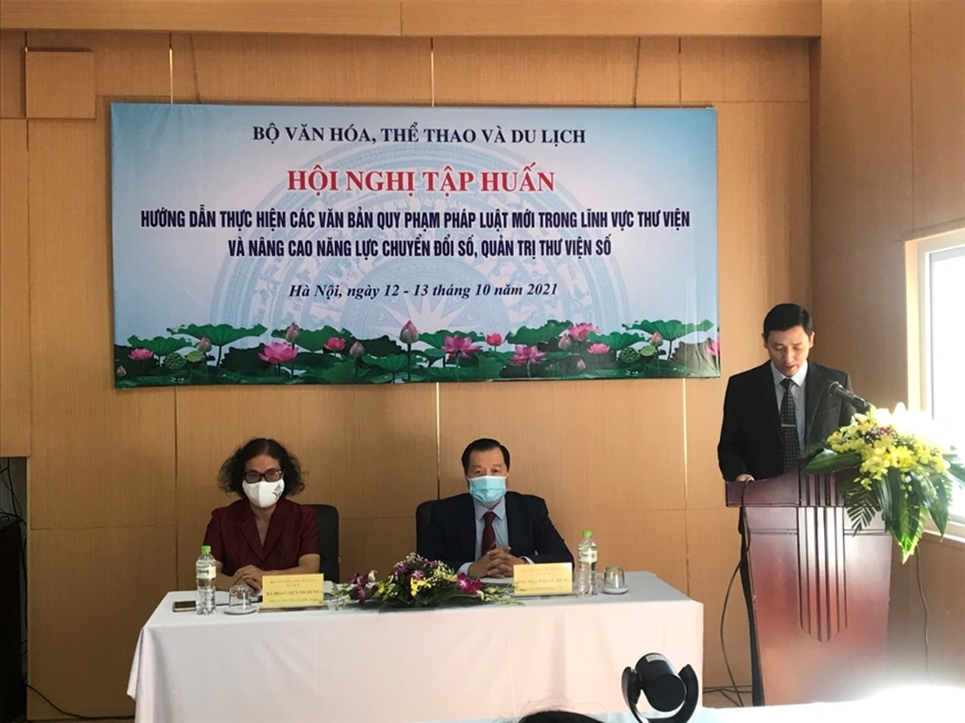 Tập huấn toàn quốc triển khai các văn bản pháp luật mới trong lĩnh vực thư viện