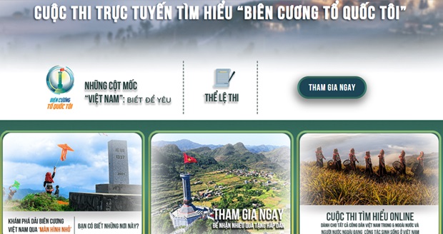 Danh sách 10 người đoạt giải tuần 1 cuộc thi trực tuyến tìm hiểu “Biên cương Tổ quốc tôi”