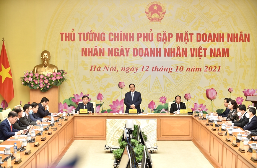 Thủ tướng Phạm Minh Chính gặp mặt 72 đại biểu doanh nhân Việt Nam