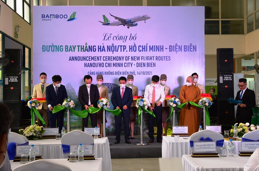 Khai trương đường bay Hà Nội - Điện Biên và công bố đường bay TP Hồ Chí Minh - Điện Biên