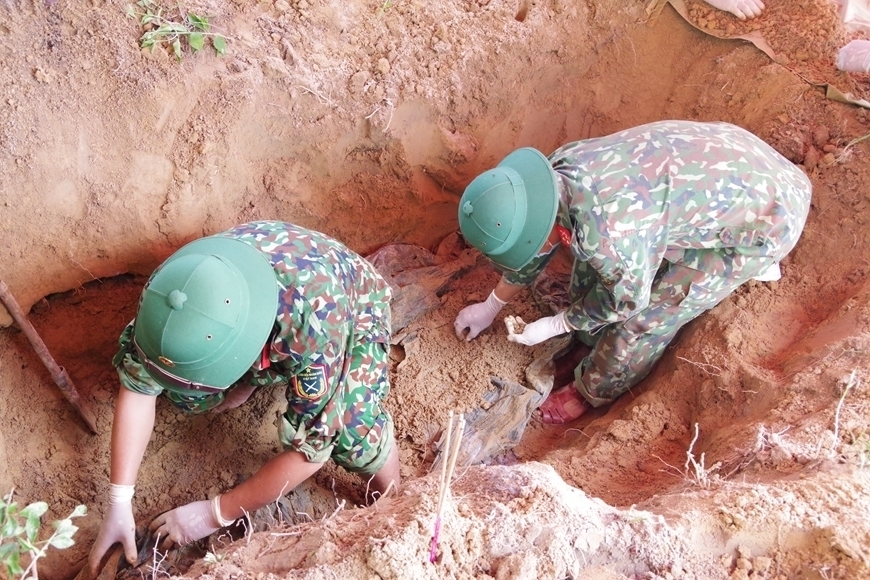 Xác định danh tính hài cốt liệt sĩ vừa được quy tập ở huyện Phú Vang (Thừa Thiên Huế)