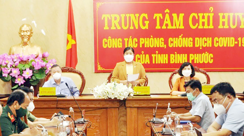  Tỉnh Bình Phước tăng cường giám sát người về từ vùng dịch