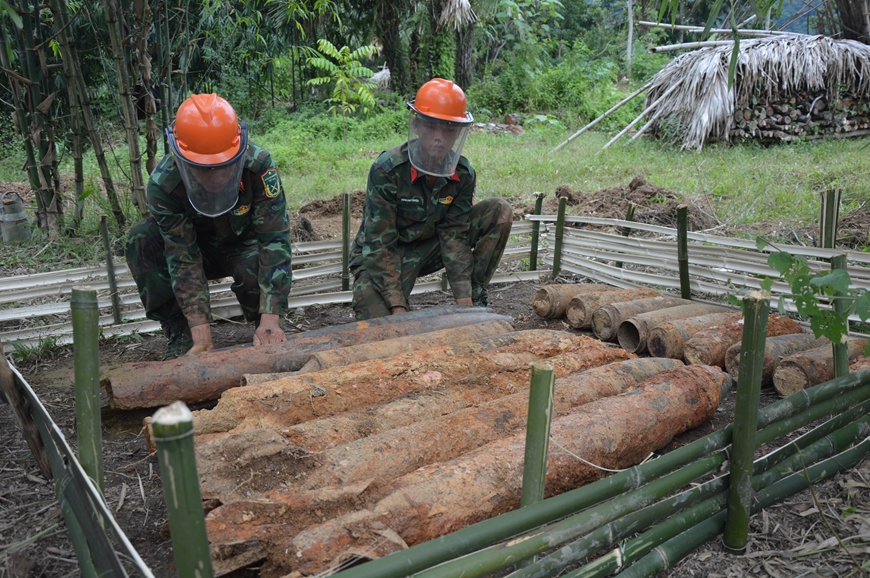 Rà phá hơn 7.000 vật liệu nổ tại một nhà dân ở TP Hà Giang

​