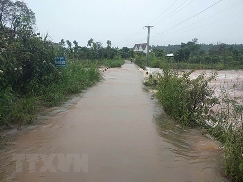 Sạt lở, ngập úng tại Đắk Nông do mưa lớn kéo dài