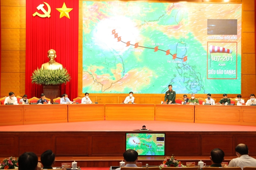 Siêu bão DANAS (bão số 9) vào Quảng Ninh trong tình huống diễn tập phòng thủ dân sự