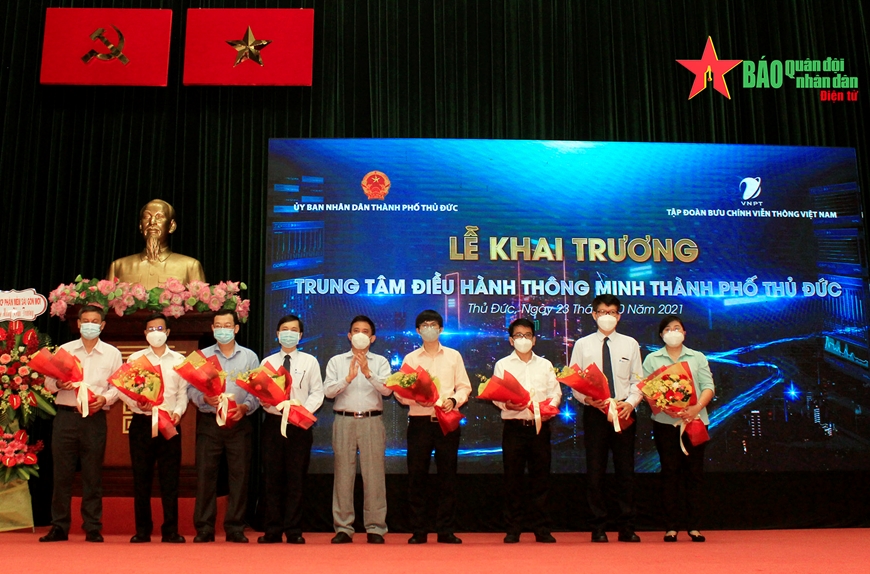 Khai trương Trung tâm Điều hành thông minh tại Thành phố Thủ Đức