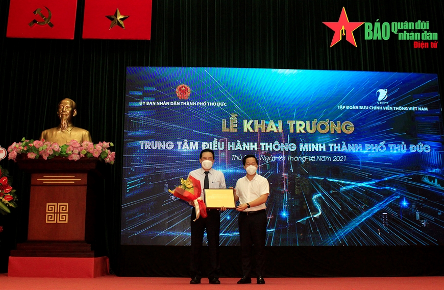 Khai trương Trung tâm Điều hành thông minh tại Thành phố Thủ Đức