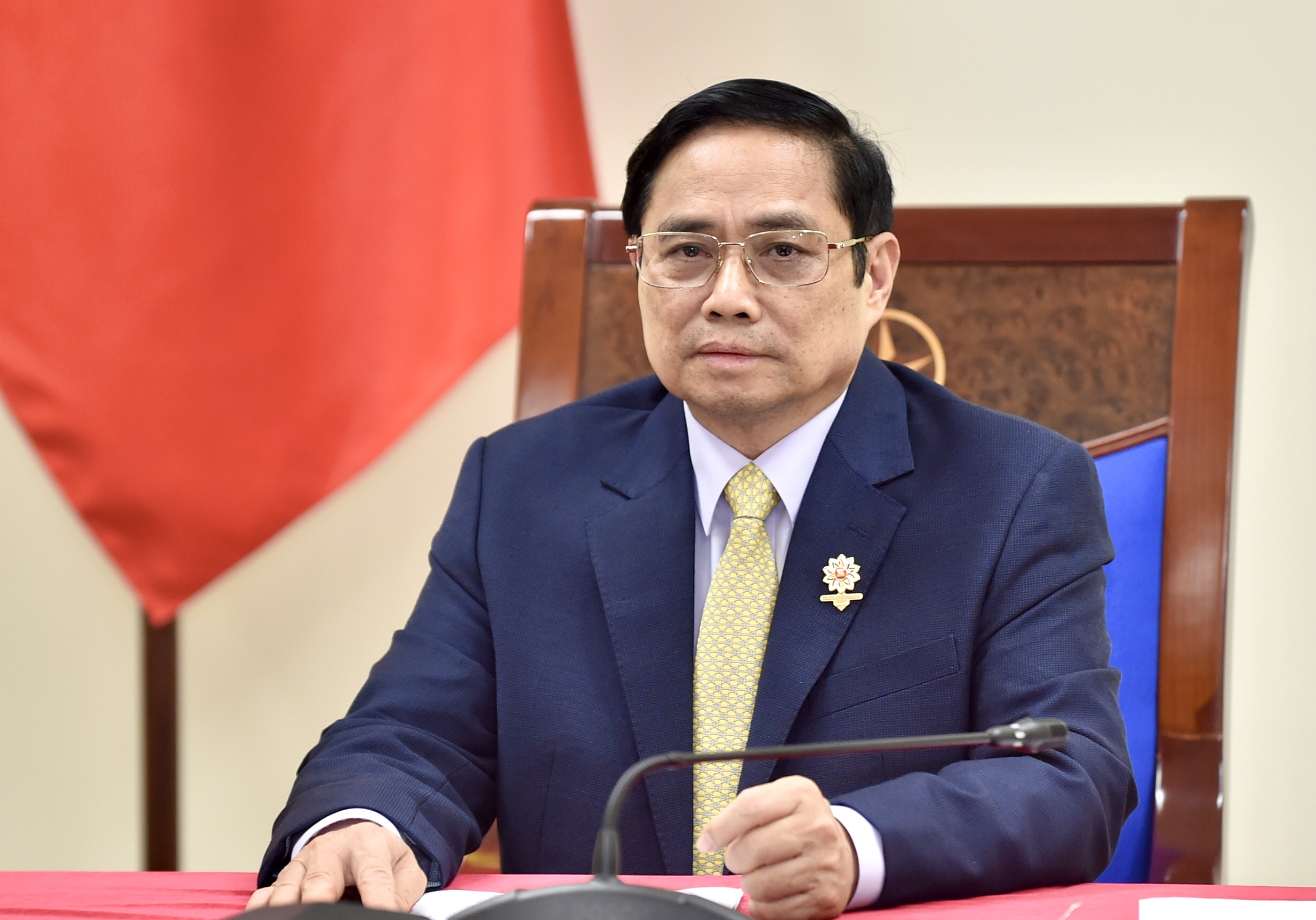 Thủ tướng Chính phủ Phạm Minh Chính đề nghị Anh chuyển giao công nghệ sản xuất vắc xin phòng Covid-19