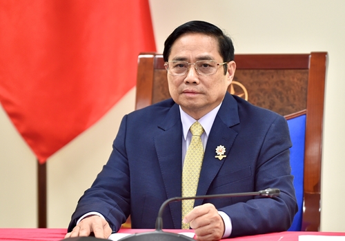 Thủ tướng Chính phủ Phạm Minh Chính đề nghị Anh chuyển giao công nghệ sản xuất vắc xin phòng Covid-19