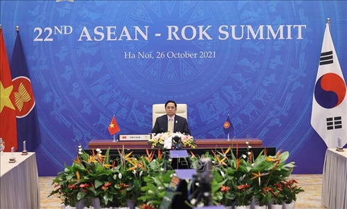 Thủ tướng Phạm Minh Chính dự Hội nghị Cấp cao trực tuyến ASEAN - Hàn Quốc lần thứ 22