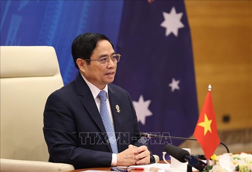Thủ tướng Phạm Minh Chính mong muốn Australia tiếp tục ủng hộ ASEAN trong các hoạt động tại Biển Đông