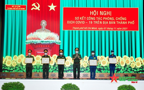 Bộ tư lệnh TP Hồ Chí Minh sơ kết công tác phòng, chống dịch Covid-19 