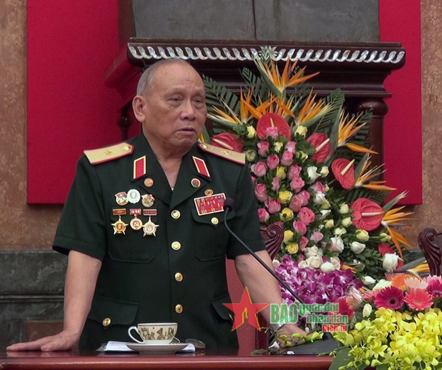 Thiếu tướng Võ Sở, nguyên Phó tư lệnh về chính trị Binh đoàn 12, Chủ tịch Hội Truyền thống Trường Sơn-Đường Hồ Chí Minh Việt Nam.