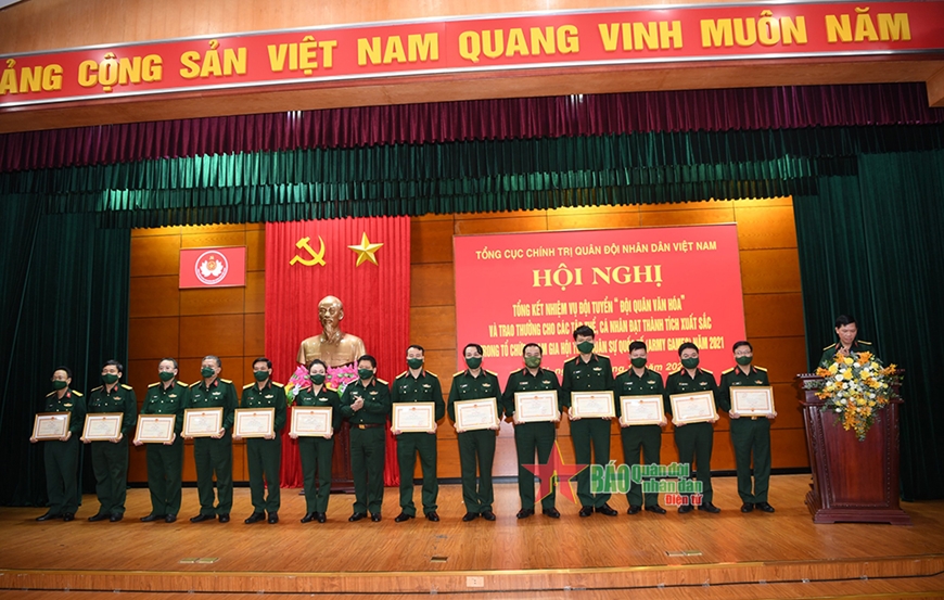 Tổng cục Chính trị tổng kết nhiệm vụ “Đội quân Văn hóa” và trao thưởng Army Games 2021