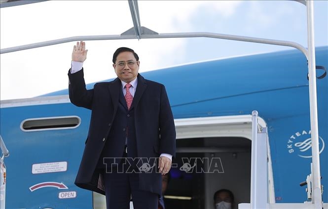 Thủ tướng Phạm Minh Chính và Đoàn đại biểu cấp cao Việt Nam bắt đầu chuyến thăm chính thức Cộng hòa Pháp