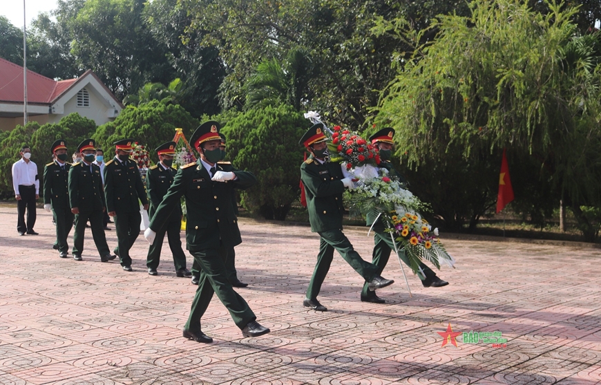 Đắk Lắk truy điệu và an táng 10 hài cốt liệt sĩ hy sinh trên địa bàn huyện Ea Súp