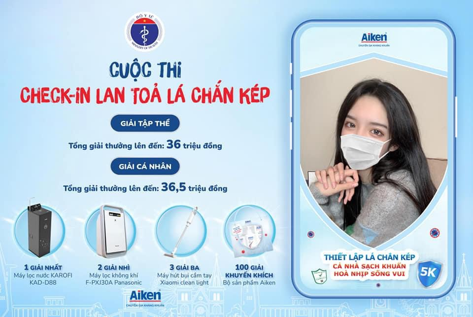 Bộ Y tế phát động cuộc thi “Check-in lan tỏa lá chắn kép”