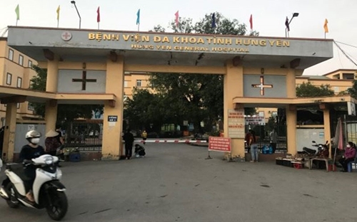 Khoanh vùng, cách ly tạm thời Bệnh viện viện đa khoa tỉnh Hưng Yên