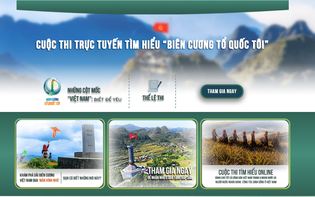 Kết quả vòng thi tuần 4 cuộc thi trực tuyến tìm hiểu “Biên cương Tổ quốc tôi”