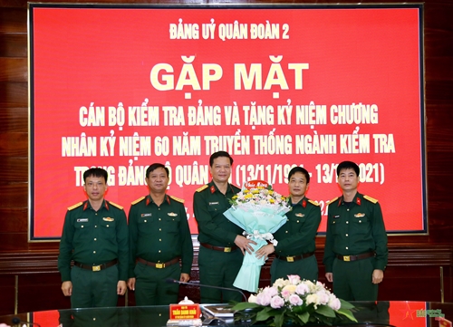 Quân đoàn 2 kỷ niệm 60 năm Ngày truyền thống Ngành Kiểm tra Đảng trong Đảng bộ Quân đội