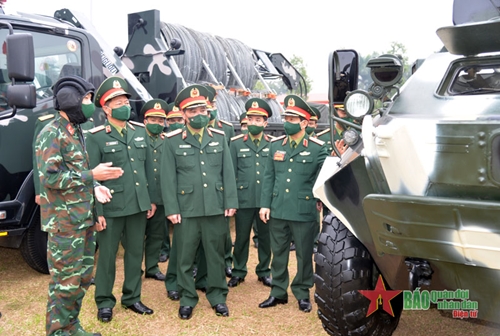  Bộ tư lệnh Thủ đô Hà Nội khai mạc Hội thi Nhà kho quân khí tốt và Xe - máy tốt năm 2021