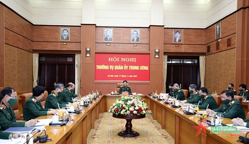 Thường vụ Quân ủy Trung ương tổ chức hội nghị xem xét một số nội dung công việc