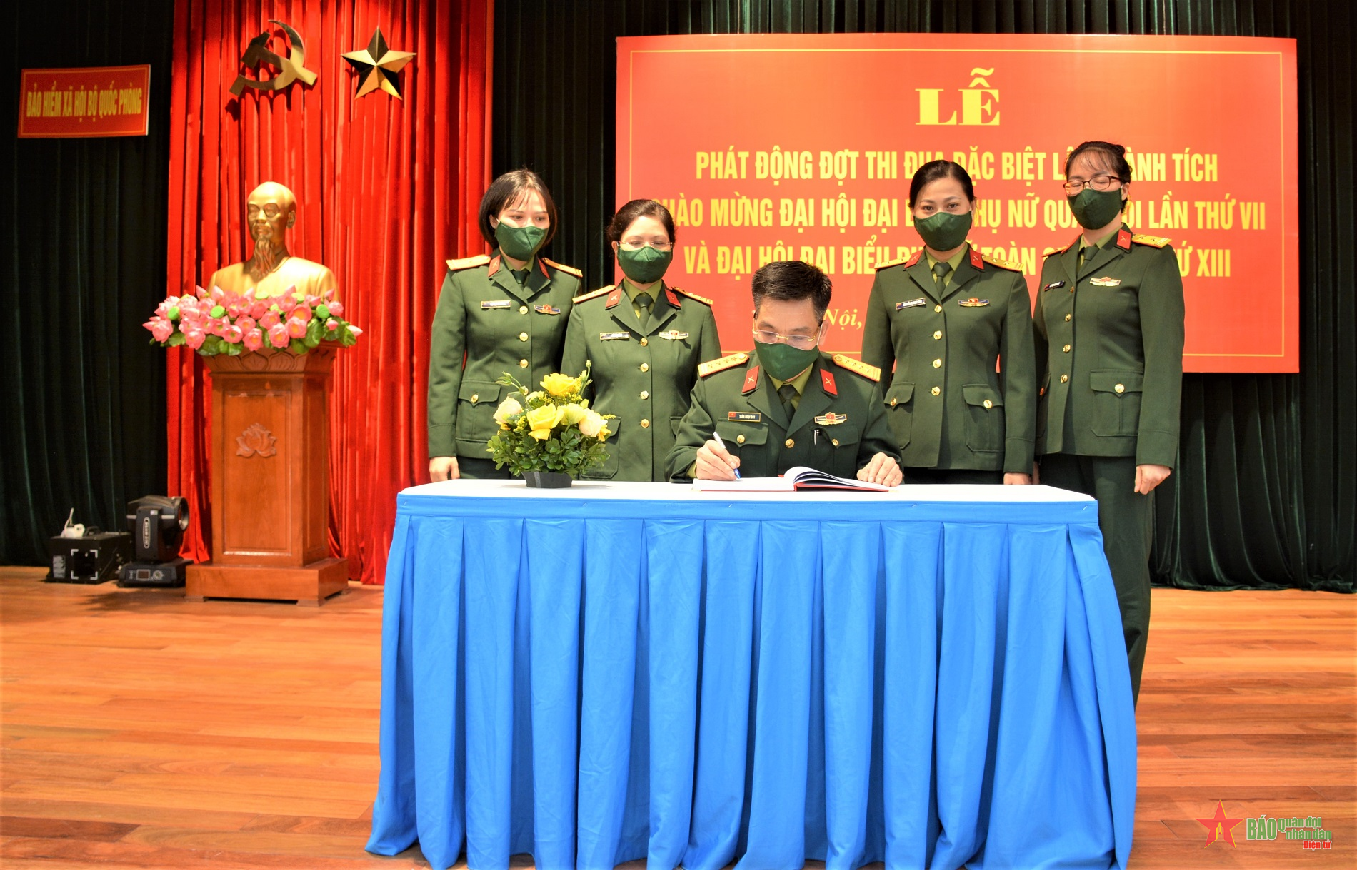 Phát động đợt thi đua đặc biệt chào mừng Đại hội đại biểu Phụ nữ Quân đội và Đại hội đại biểu phụ nữ toàn quốc