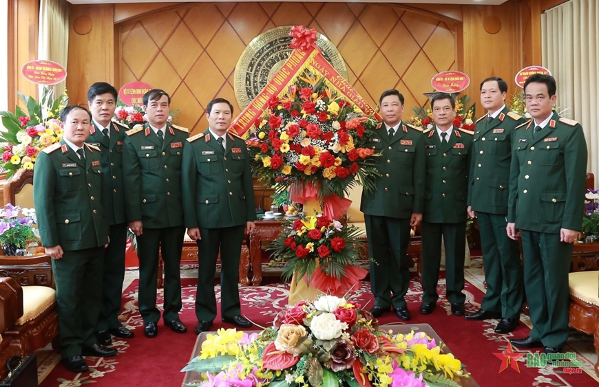 Thượng tướng Nguyễn Tân Cương chúc mừng Học viện Quốc phòng nhân ngày Nhà giáo Việt Nam 20-11