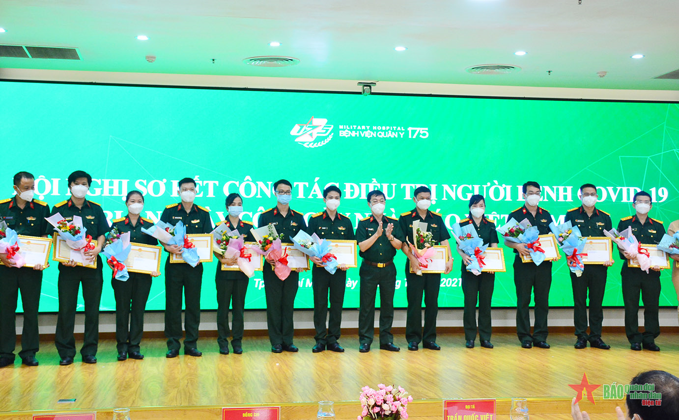 Bệnh viện Quân y 175 thu dung, điều trị hơn 2.600 bệnh nhân Covid-19 