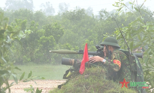 Trung đoàn 6, Bộ Chỉ huy Quân sự tỉnh Thừa Thiên Huế diễn tập bắn đạn thật