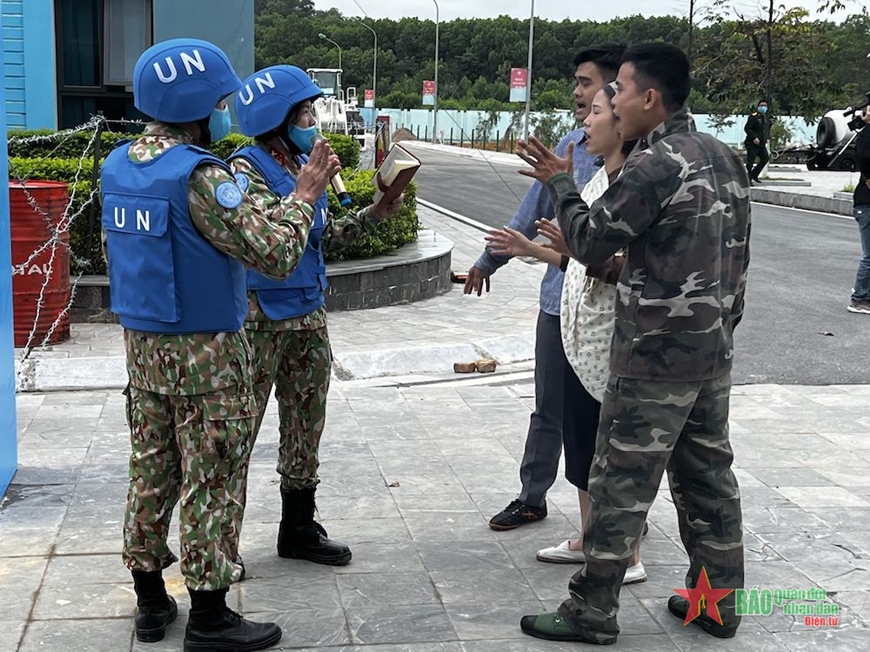 Lính Công binh huấn luyện thực thi sứ mệnh gìn giữ hòa bình