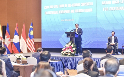 Thủ tướng Phạm Minh Chính dự khai mạc Diễn đàn cấp cao của ASEAN về hợp tác tiểu vùng