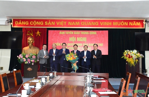 Đồng chí Trần Thanh Lâm giữ chức Phó trưởng Ban Tuyên giáo Trung ương